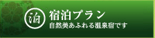 宿泊プラン：自然美あふれる温泉宿です